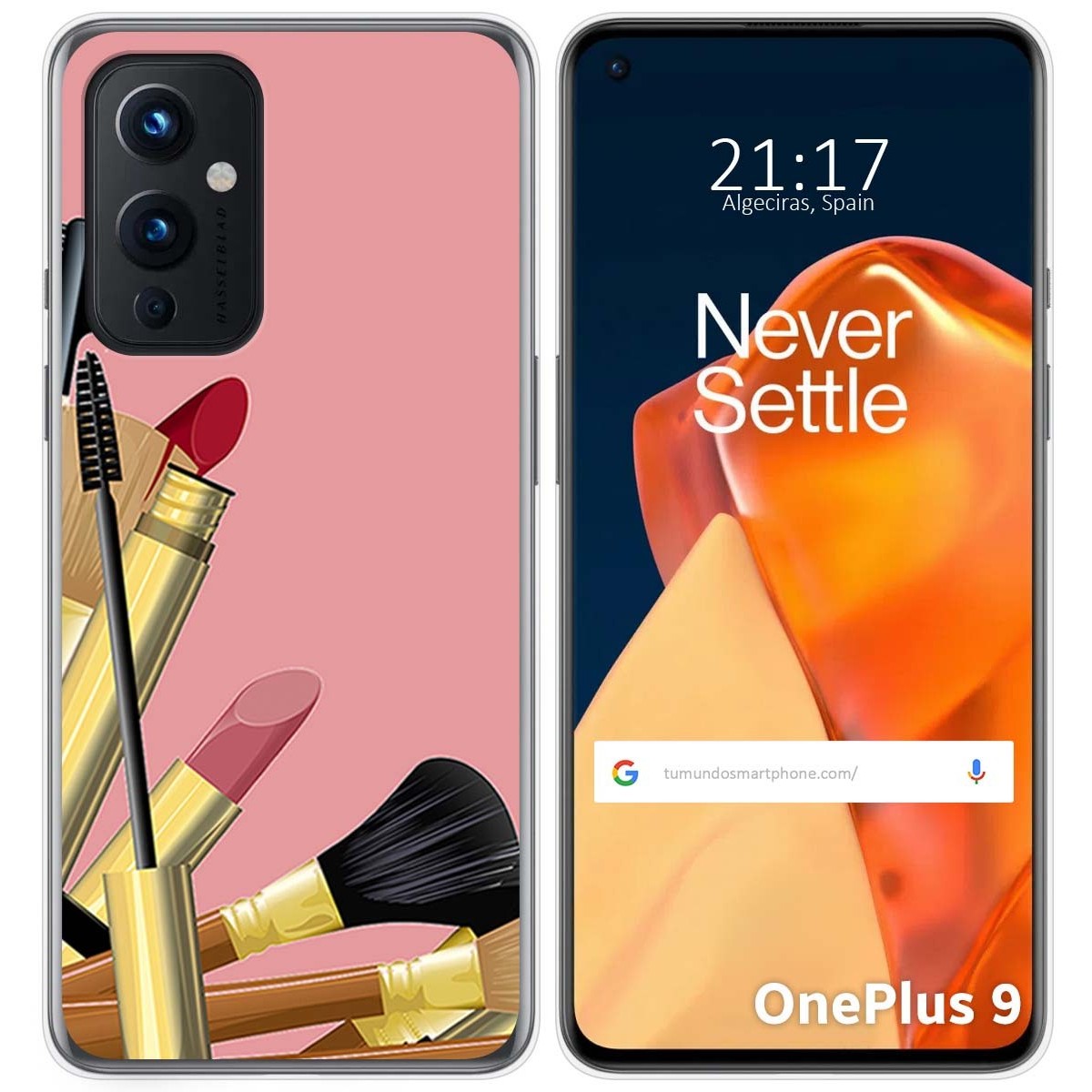 Funda Gel Tpu para OnePlus 9 5G diseño Brochas Dibujos