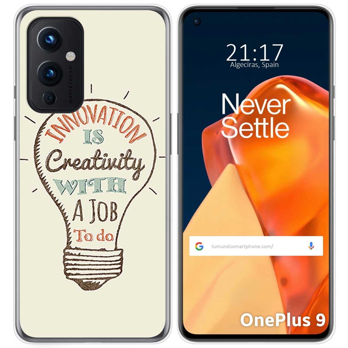 Funda Gel Tpu para OnePlus 9 5G diseño Creativity Dibujos