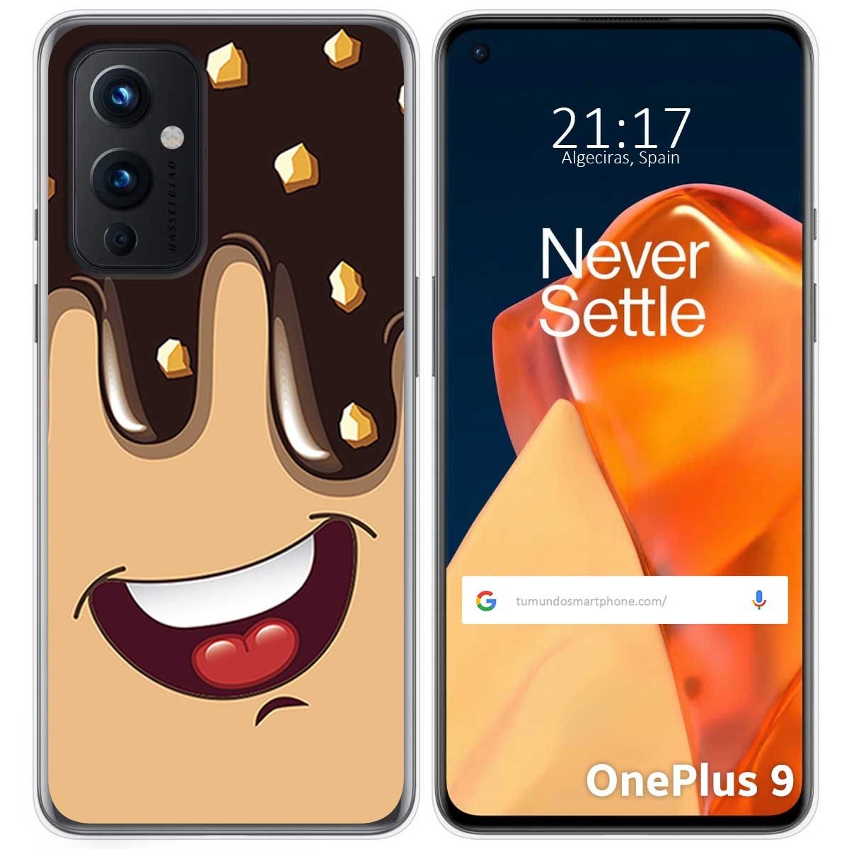 Funda Gel Tpu para OnePlus 9 5G diseño Helado Chocolate Dibujos