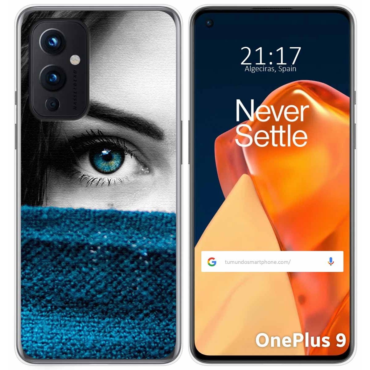 Funda Gel Tpu para OnePlus 9 5G diseño Ojo Dibujos