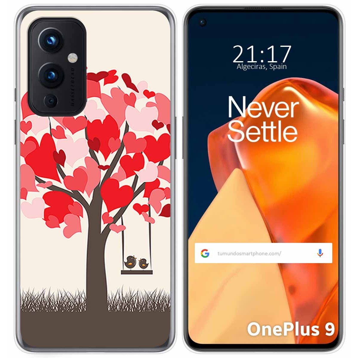 Funda Gel Tpu para OnePlus 9 5G diseño Pajaritos Dibujos