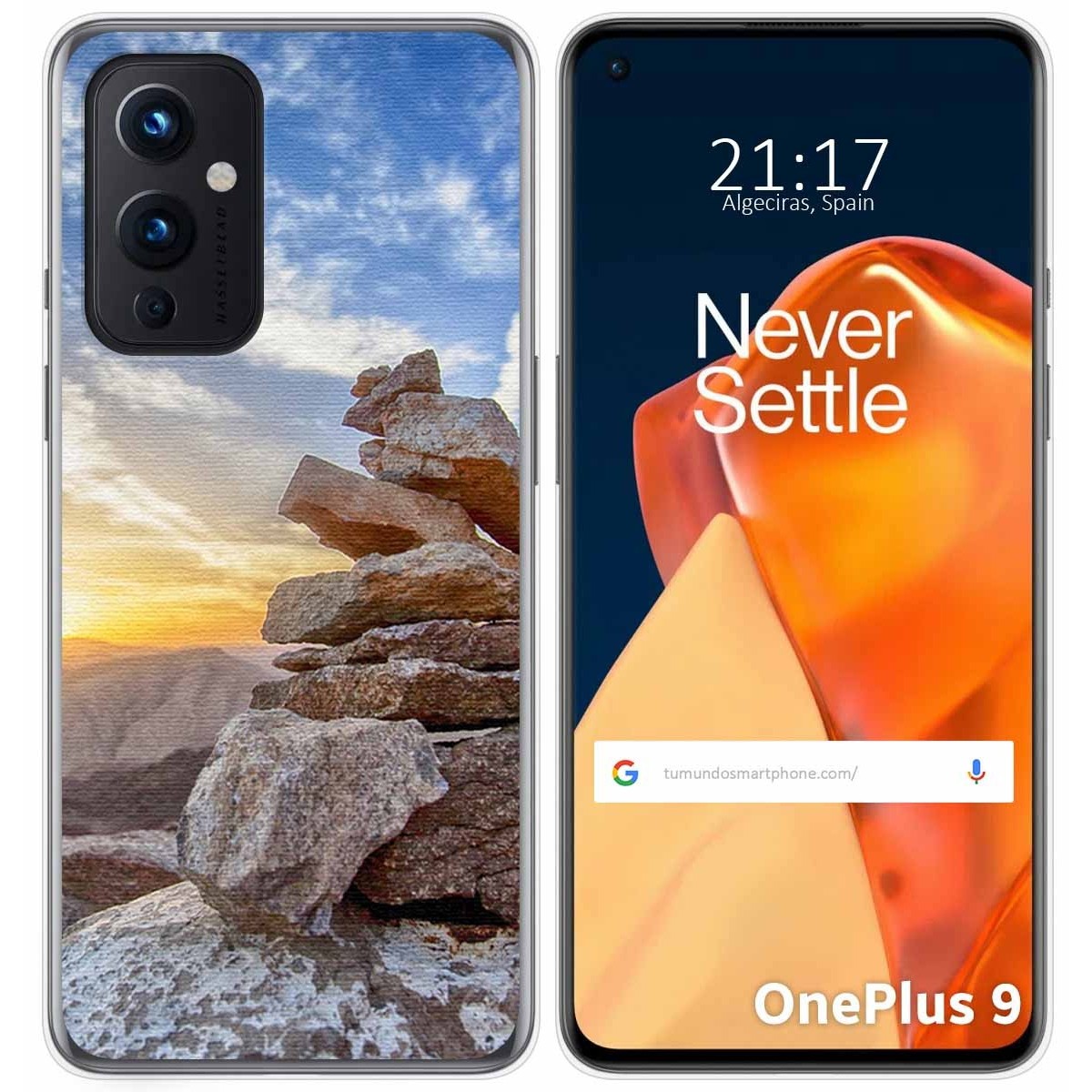 Funda Gel Tpu para OnePlus 9 5G diseño Sunset Dibujos