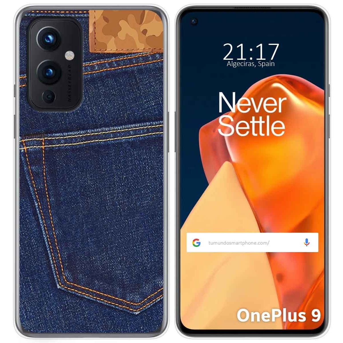 Funda Gel Tpu para OnePlus 9 5G diseño Vaquero Dibujos