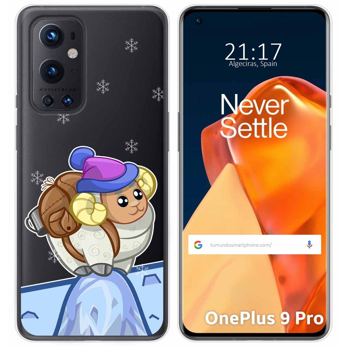 Funda Gel Transparente para OnePlus 9 Pro 5G diseño Cabra Dibujos