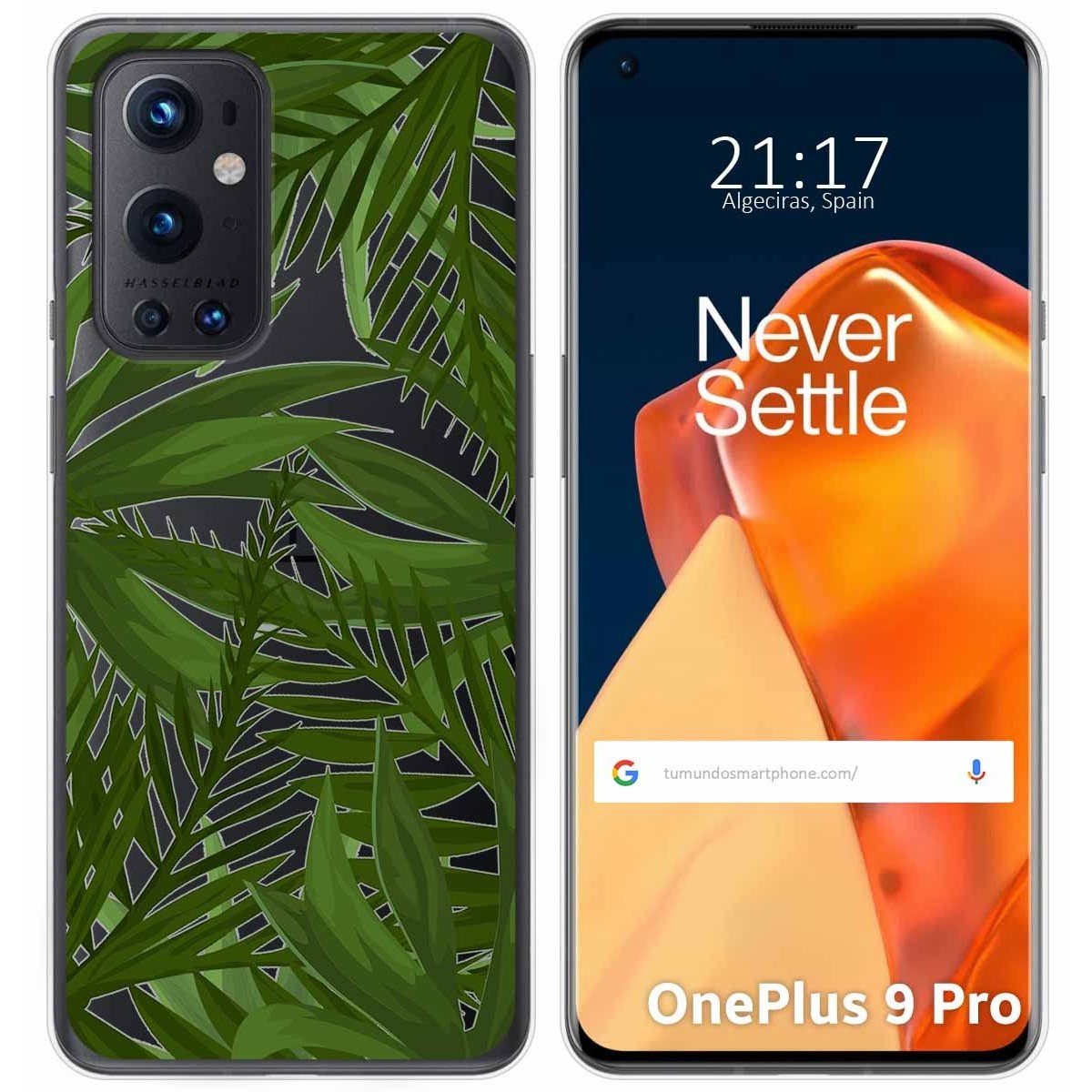 Funda Gel Transparente para OnePlus 9 Pro 5G diseño Jungla Dibujos