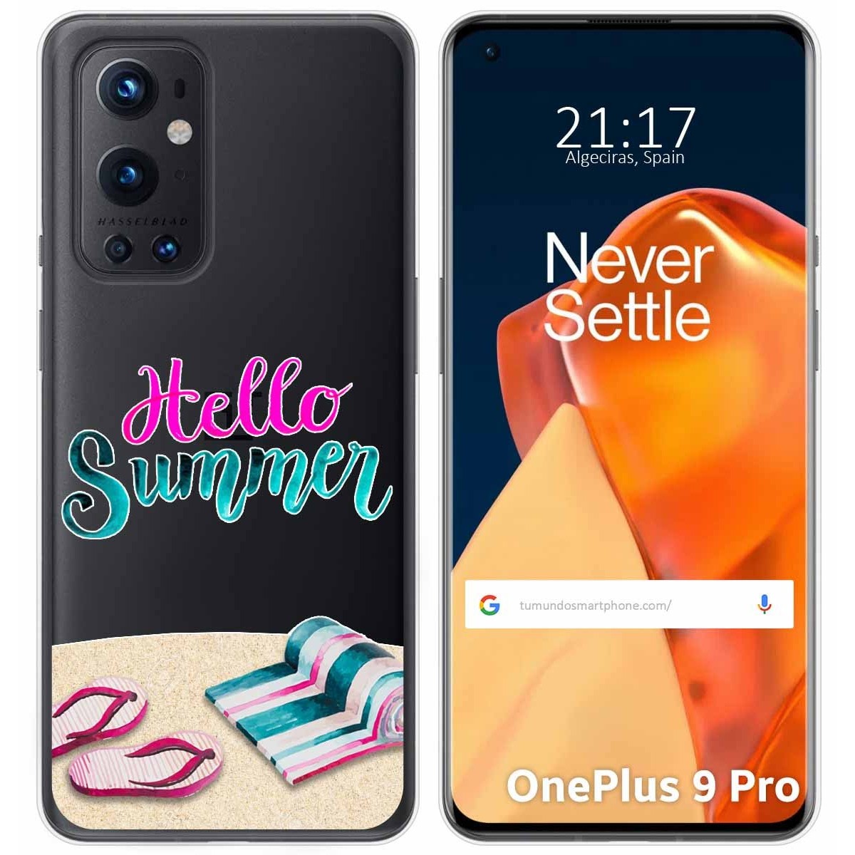 Funda Gel Transparente para OnePlus 9 Pro 5G diseño Summer Dibujos
