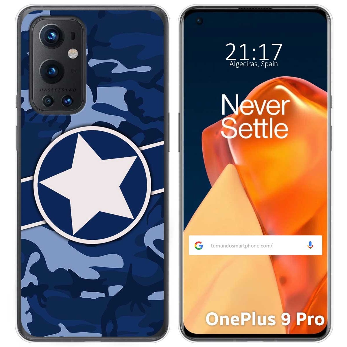 Funda Gel Tpu para OnePlus 9 Pro 5G diseño Camuflaje 03 Dibujos