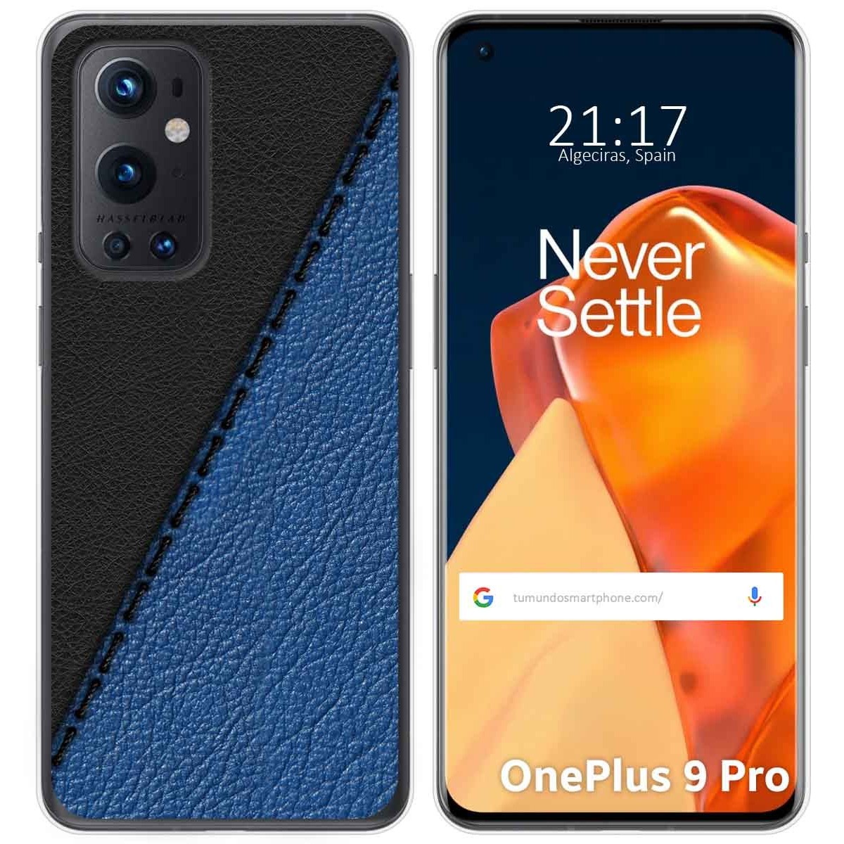 Funda Gel Tpu para OnePlus 9 Pro 5G diseño Cuero 02 Dibujos