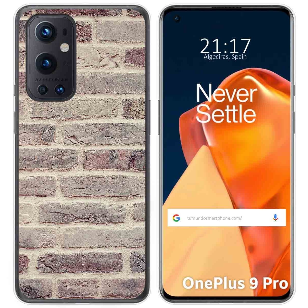 Funda Gel Tpu para OnePlus 9 Pro 5G diseño Ladrillo 01 Dibujos