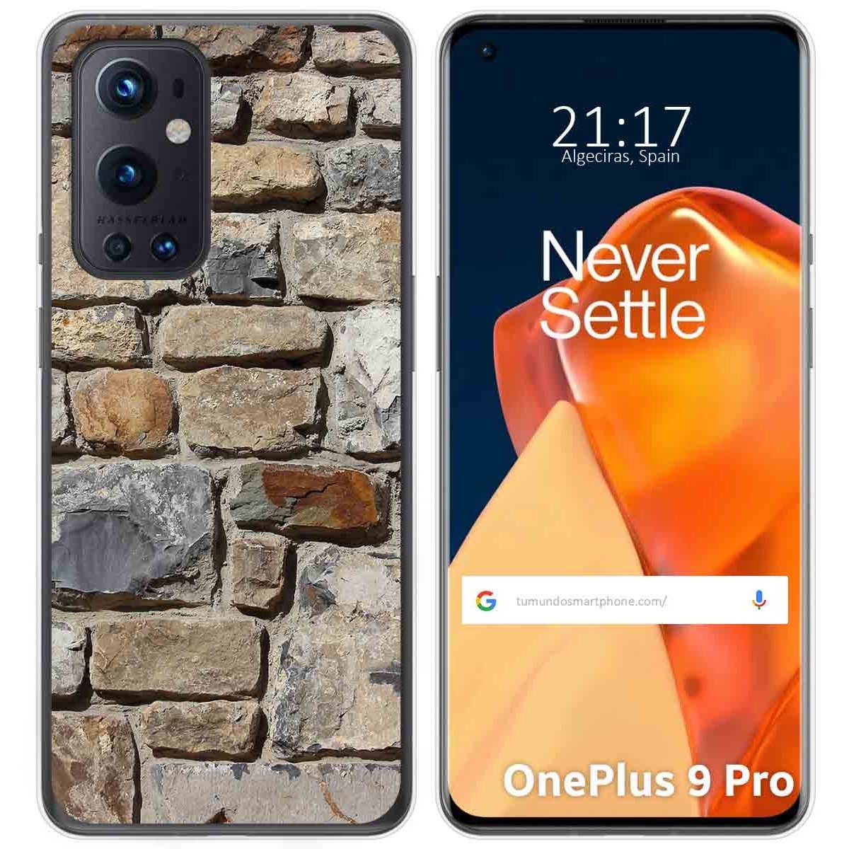 Funda Gel Tpu para OnePlus 9 Pro 5G diseño Ladrillo 03 Dibujos
