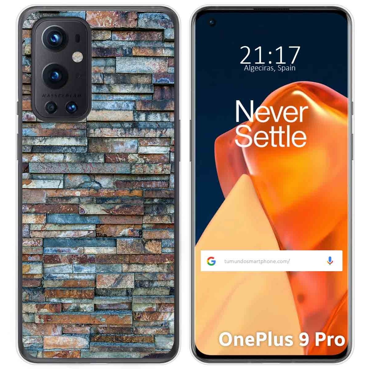 Funda Gel Tpu para OnePlus 9 Pro 5G diseño Ladrillo 05 Dibujos