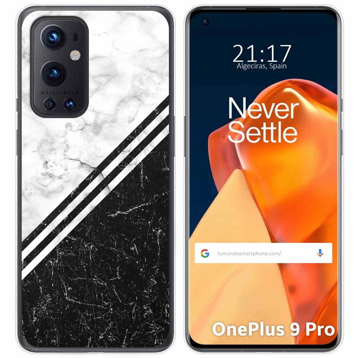 Funda Gel Tpu para OnePlus 9 Pro 5G diseño Mármol 01 Dibujos