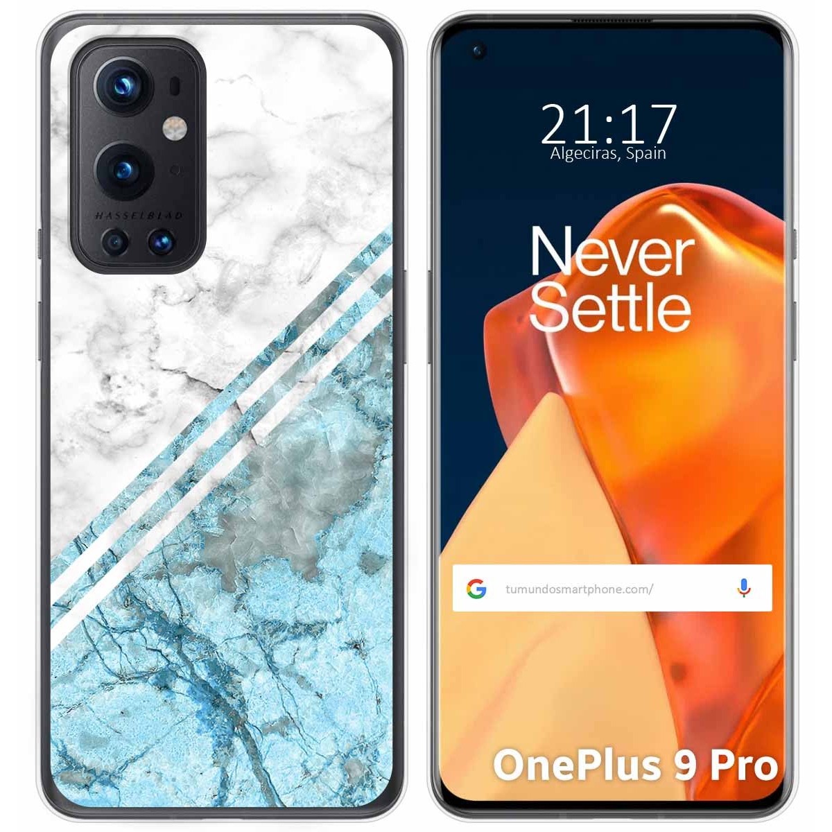 Funda Gel Tpu para OnePlus 9 Pro 5G diseño Mármol 02 Dibujos