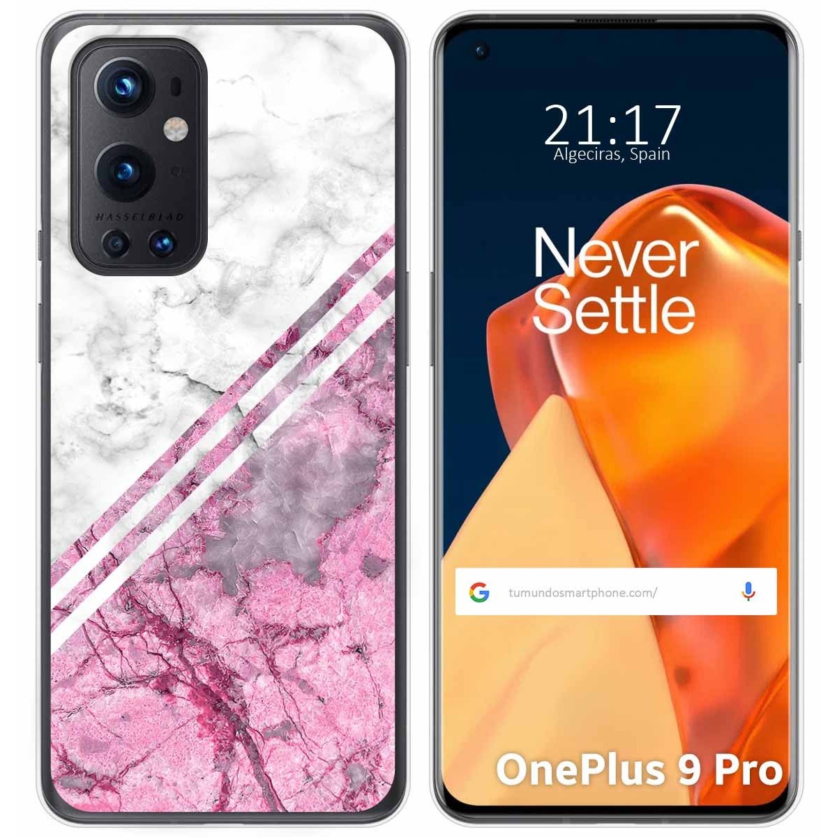 Funda Gel Tpu para OnePlus 9 Pro 5G diseño Mármol 03 Dibujos