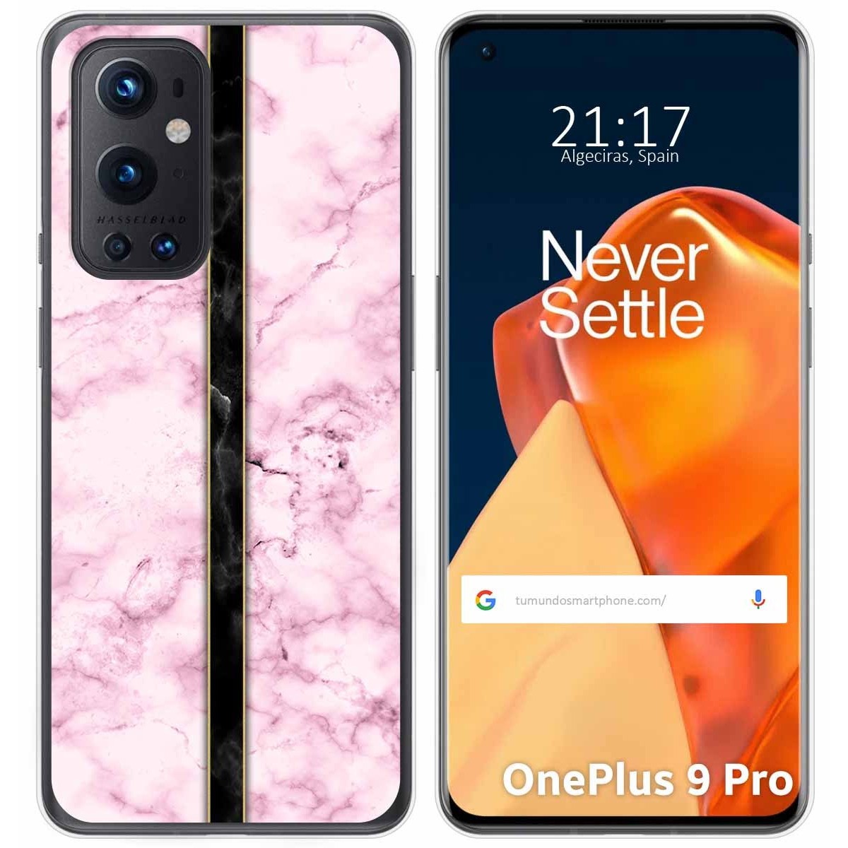 Funda Gel Tpu para OnePlus 9 Pro 5G diseño Mármol 04 Dibujos