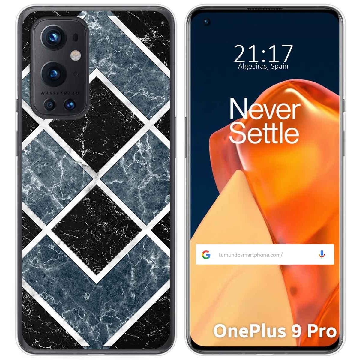 Funda Gel Tpu para OnePlus 9 Pro 5G diseño Mármol 06 Dibujos