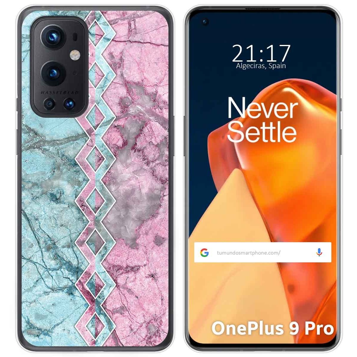 Funda Gel Tpu para OnePlus 9 Pro 5G diseño Mármol 08 Dibujos