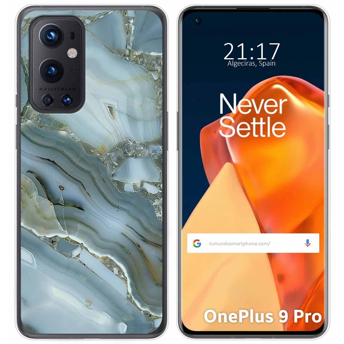 Funda Gel Tpu para OnePlus 9 Pro 5G diseño Mármol 09 Dibujos