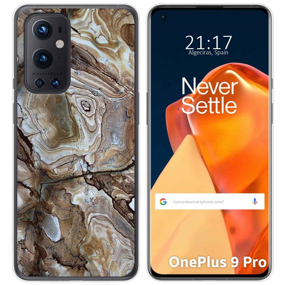 Funda Gel Tpu para OnePlus 9 Pro 5G diseño Mármol 14 Dibujos