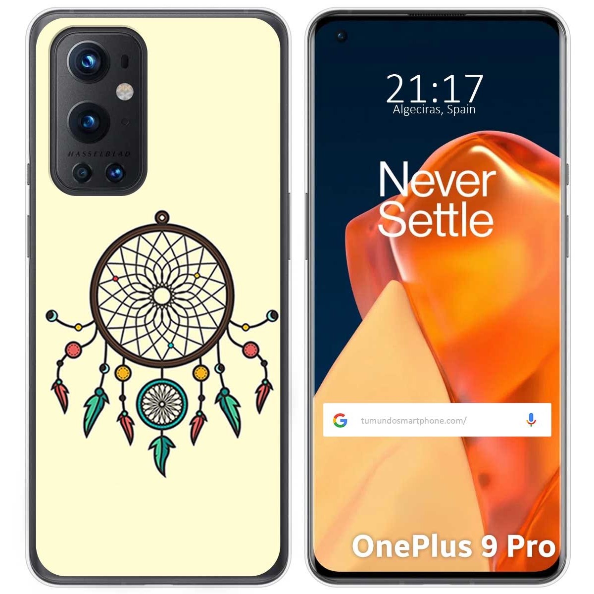 Funda Gel Tpu para OnePlus 9 Pro 5G diseño Atrapasueños Dibujos