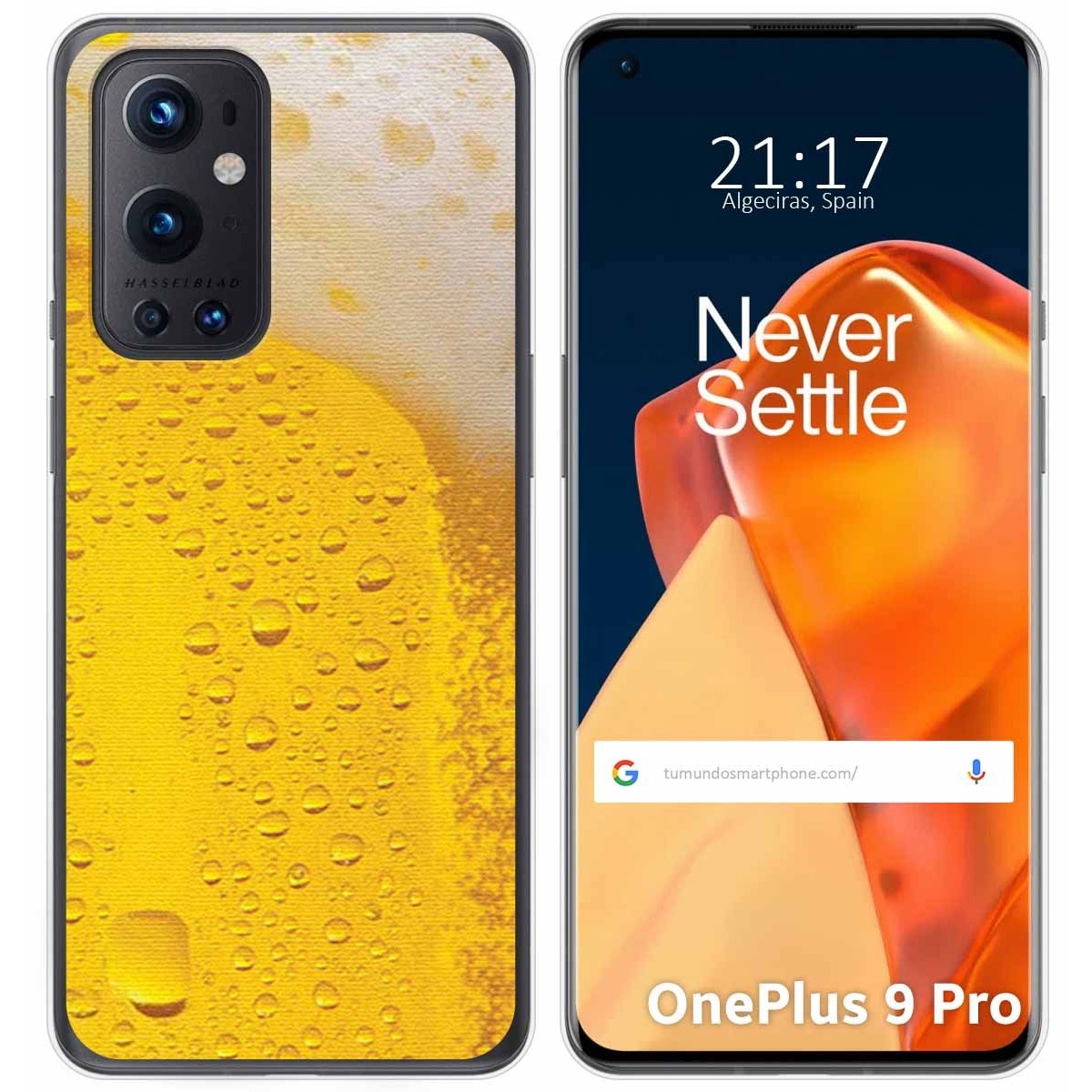 Funda Gel Tpu para OnePlus 9 Pro 5G diseño Cerveza Dibujos