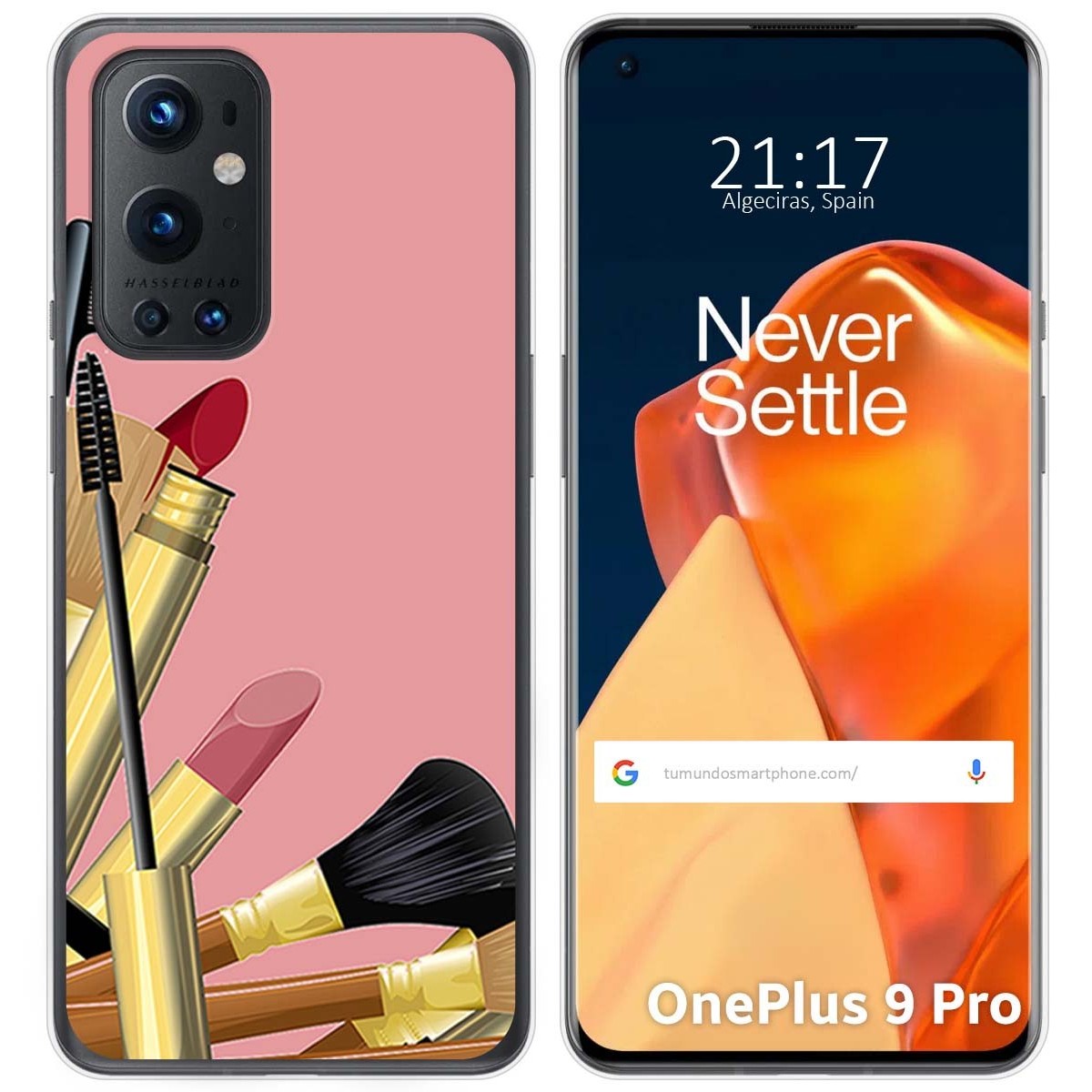 Funda Gel Tpu para OnePlus 9 Pro 5G diseño Brochas Dibujos