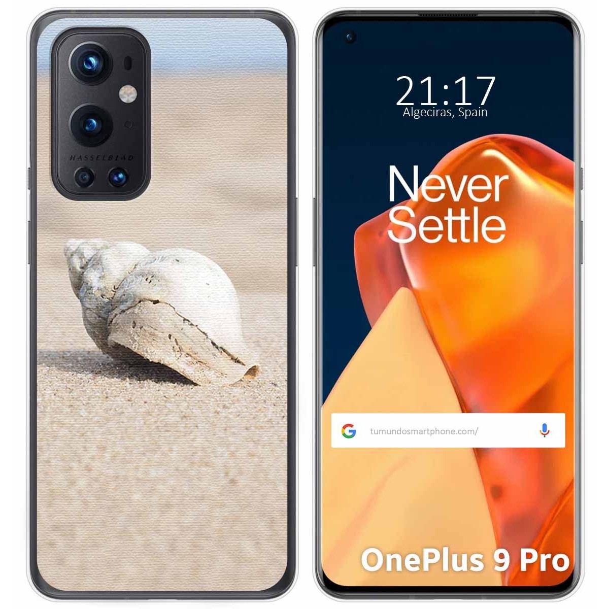 Funda Gel Tpu para OnePlus 9 Pro 5G diseño Concha Dibujos