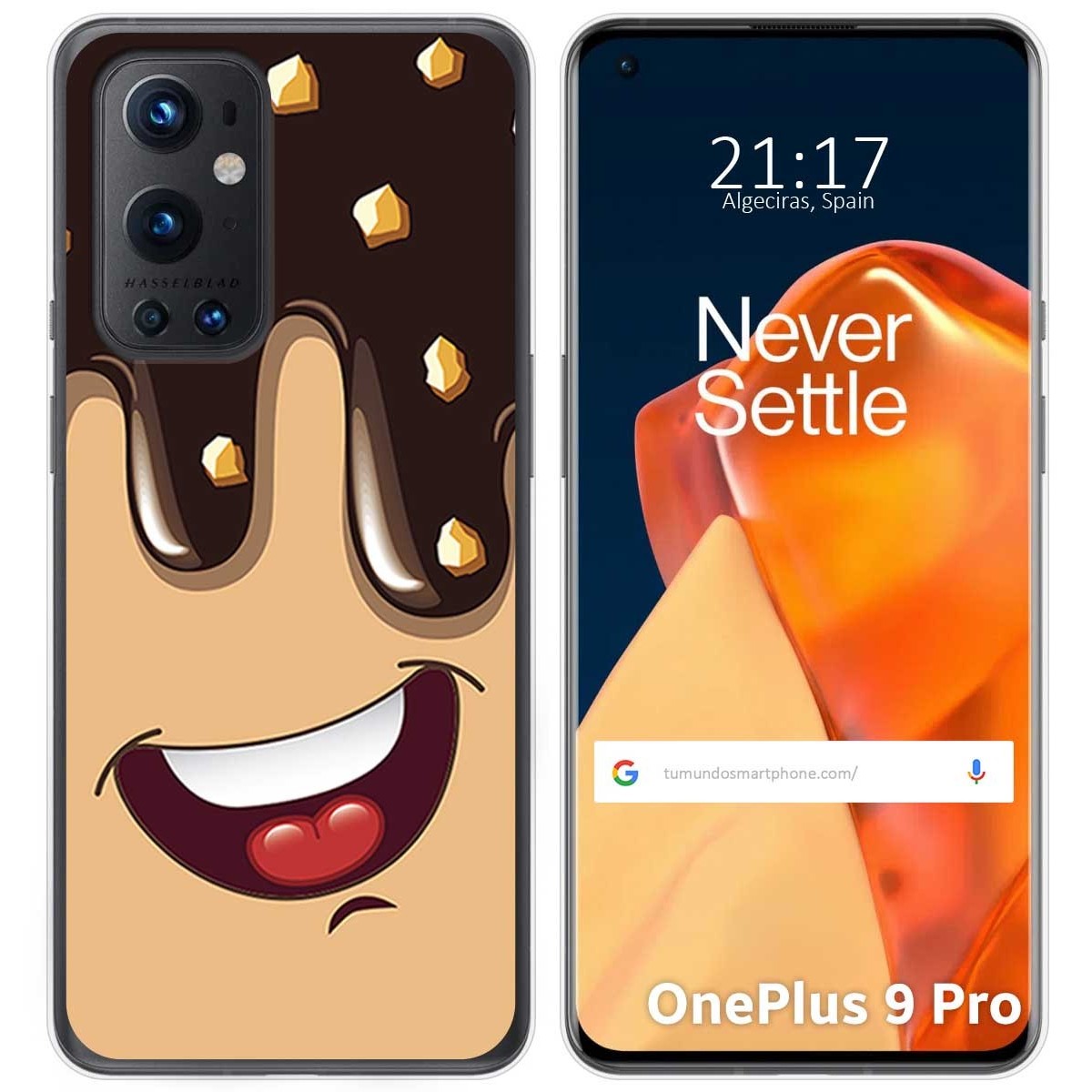 Funda Gel Tpu para OnePlus 9 Pro 5G diseño Helado Chocolate Dibujos
