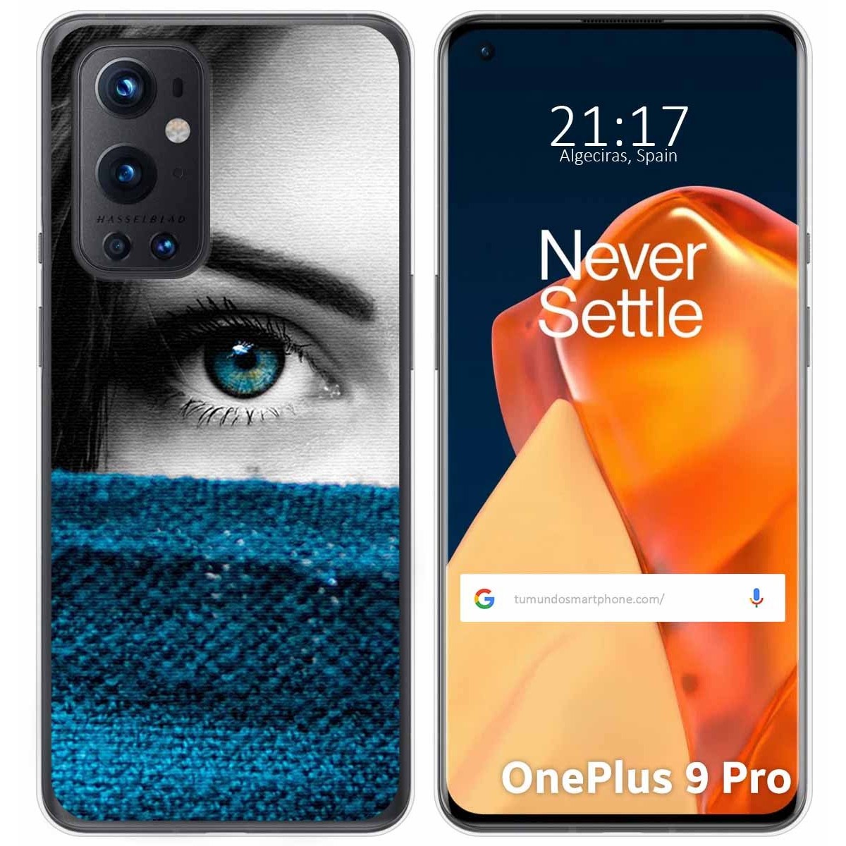 Funda Gel Tpu para OnePlus 9 Pro 5G diseño Ojo Dibujos