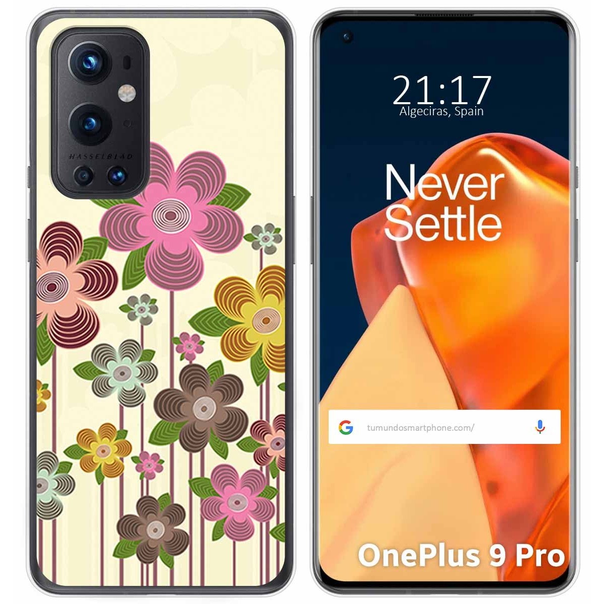 Funda Gel Tpu para OnePlus 9 Pro 5G diseño Primavera En Flor Dibujos
