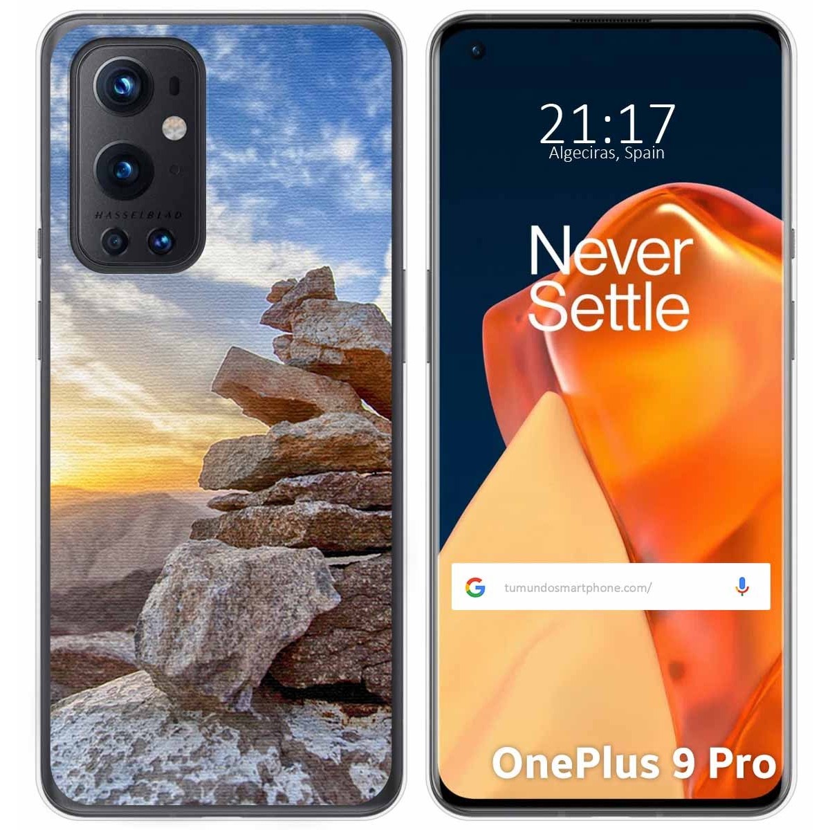 Funda Gel Tpu para OnePlus 9 Pro 5G diseño Sunset Dibujos