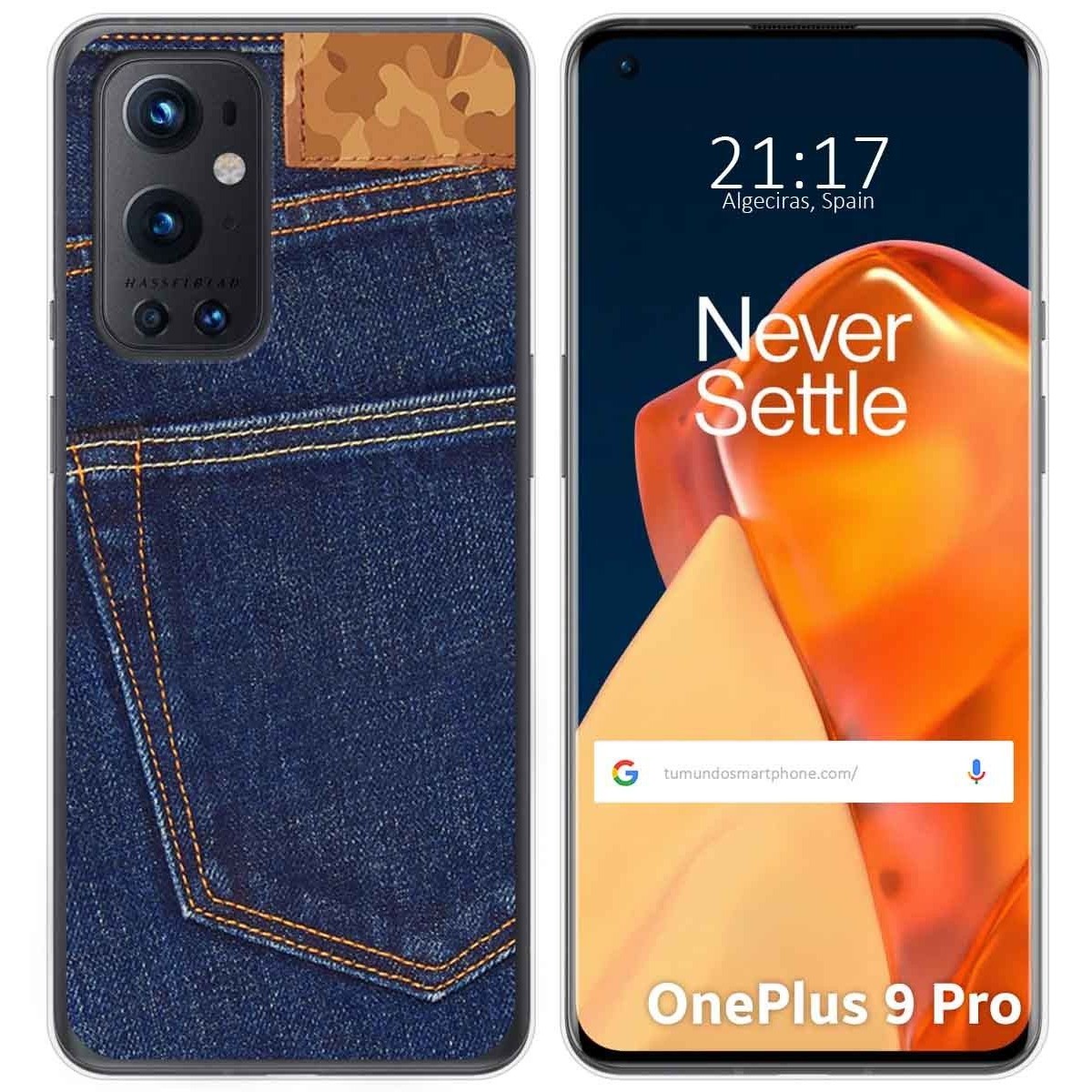 Funda Gel Tpu para OnePlus 9 Pro 5G diseño Vaquero Dibujos