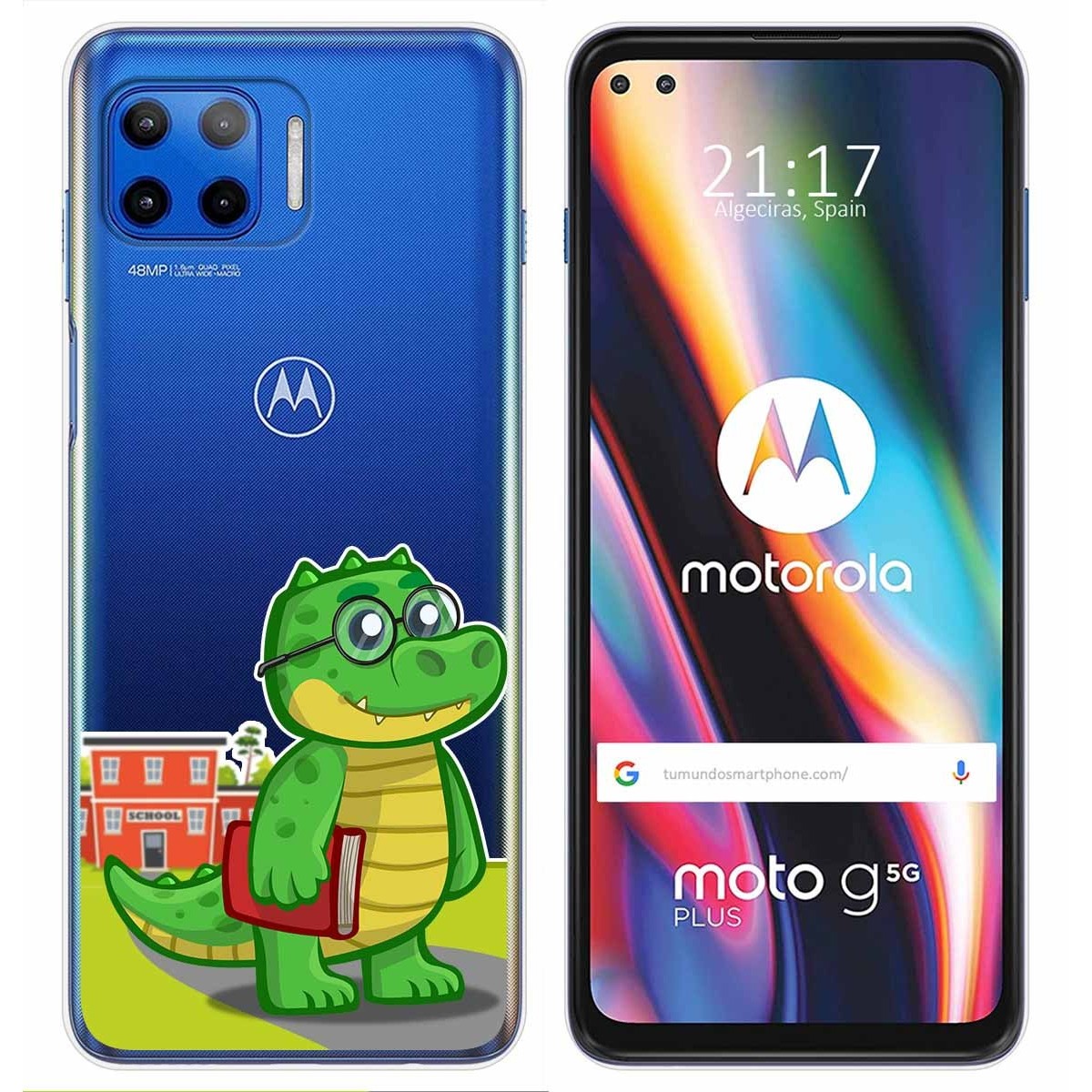 Funda Gel Transparente para Motorola Moto G 5G Plus diseño Coco Dibujos