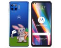 Funda Gel Transparente para Motorola Moto G 5G Plus diseño Conejo Dibujos