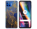 Funda Gel Transparente para Motorola Moto G 5G Plus diseño Hojas Dibujos
