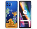 Funda Gel Transparente para Motorola Moto G 5G Plus diseño Jirafa Dibujos