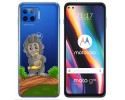 Funda Gel Transparente para Motorola Moto G 5G Plus diseño Mono Dibujos