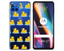 Funda Gel Transparente para Motorola Moto G 5G Plus diseño Pato Dibujos