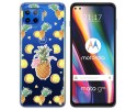 Funda Gel Transparente para Motorola Moto G 5G Plus diseño Piña Dibujos