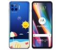 Funda Gel Transparente para Motorola Moto G 5G Plus diseño Playa Dibujos