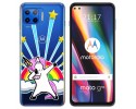Funda Gel Transparente para Motorola Moto G 5G Plus diseño Unicornio Dibujos