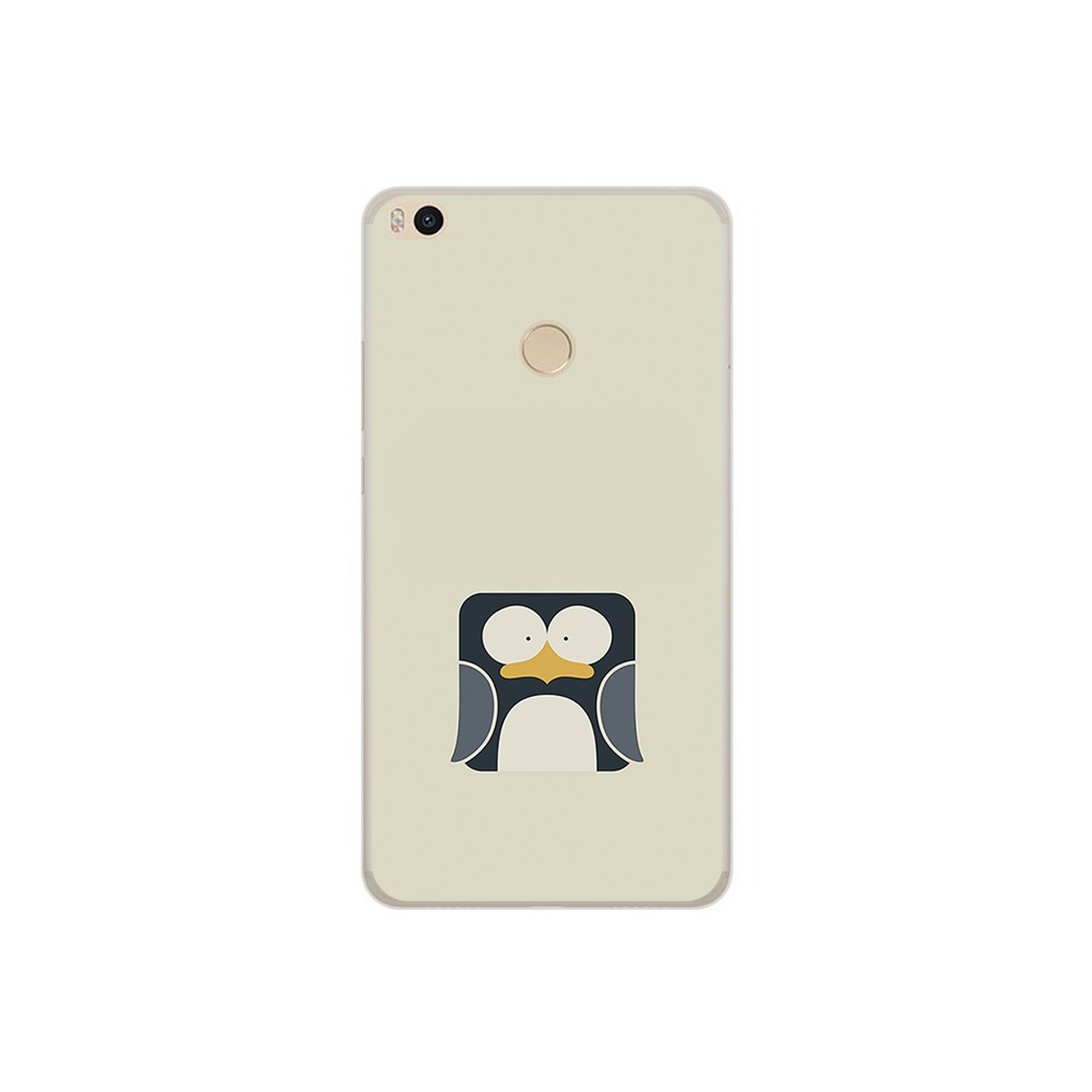 Funda Gel Tpu para Xiaomi Mi Max 2 Diseño Pingüino Dibujos