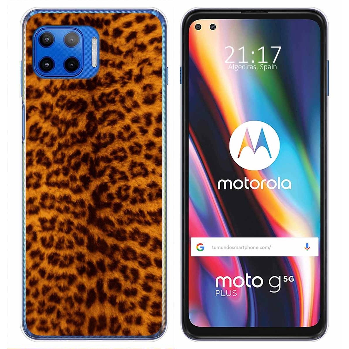 Funda Gel Tpu para Motorola Moto G 5G Plus diseño Animal 03 Dibujos