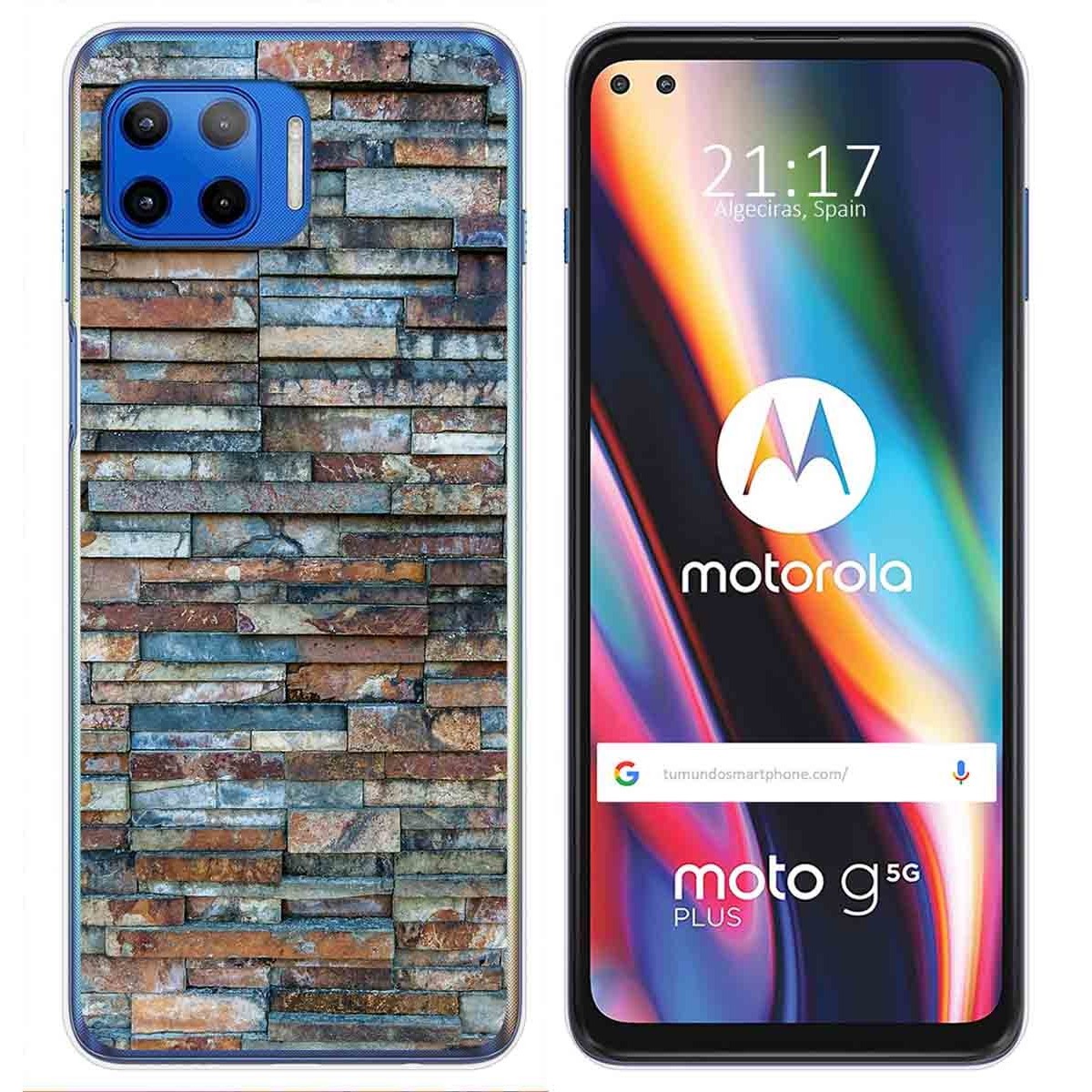 Funda Gel Tpu para Motorola Moto G 5G Plus diseño Ladrillo 05 Dibujos