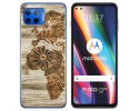 Funda Gel Tpu para Motorola Moto G 5G Plus diseño Madera 07 Dibujos