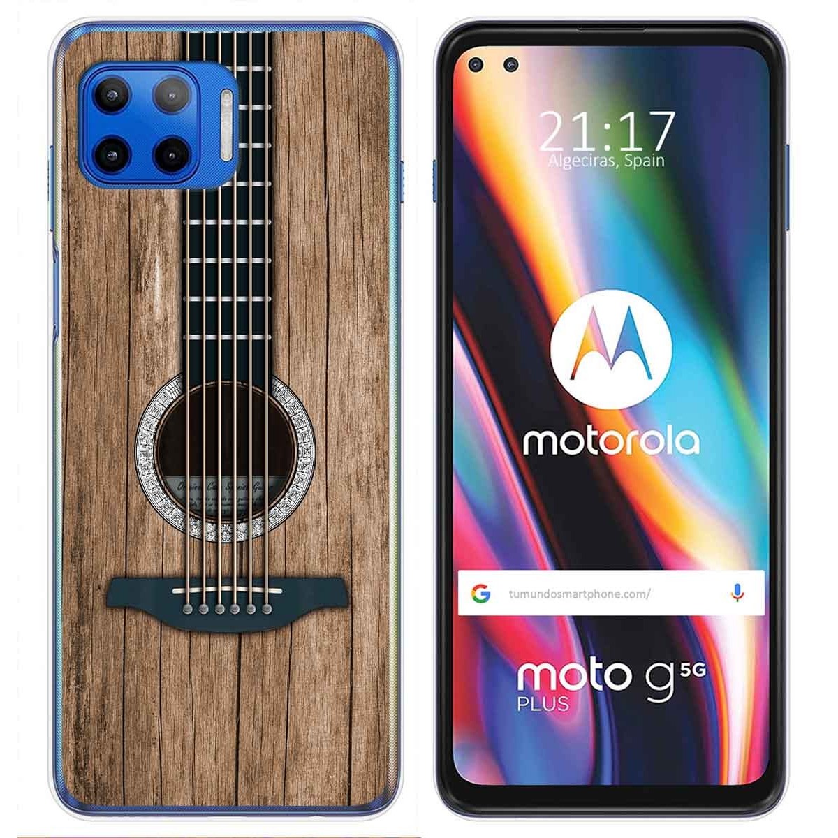 Funda Gel Tpu para Motorola Moto G 5G Plus diseño Madera 11 Dibujos