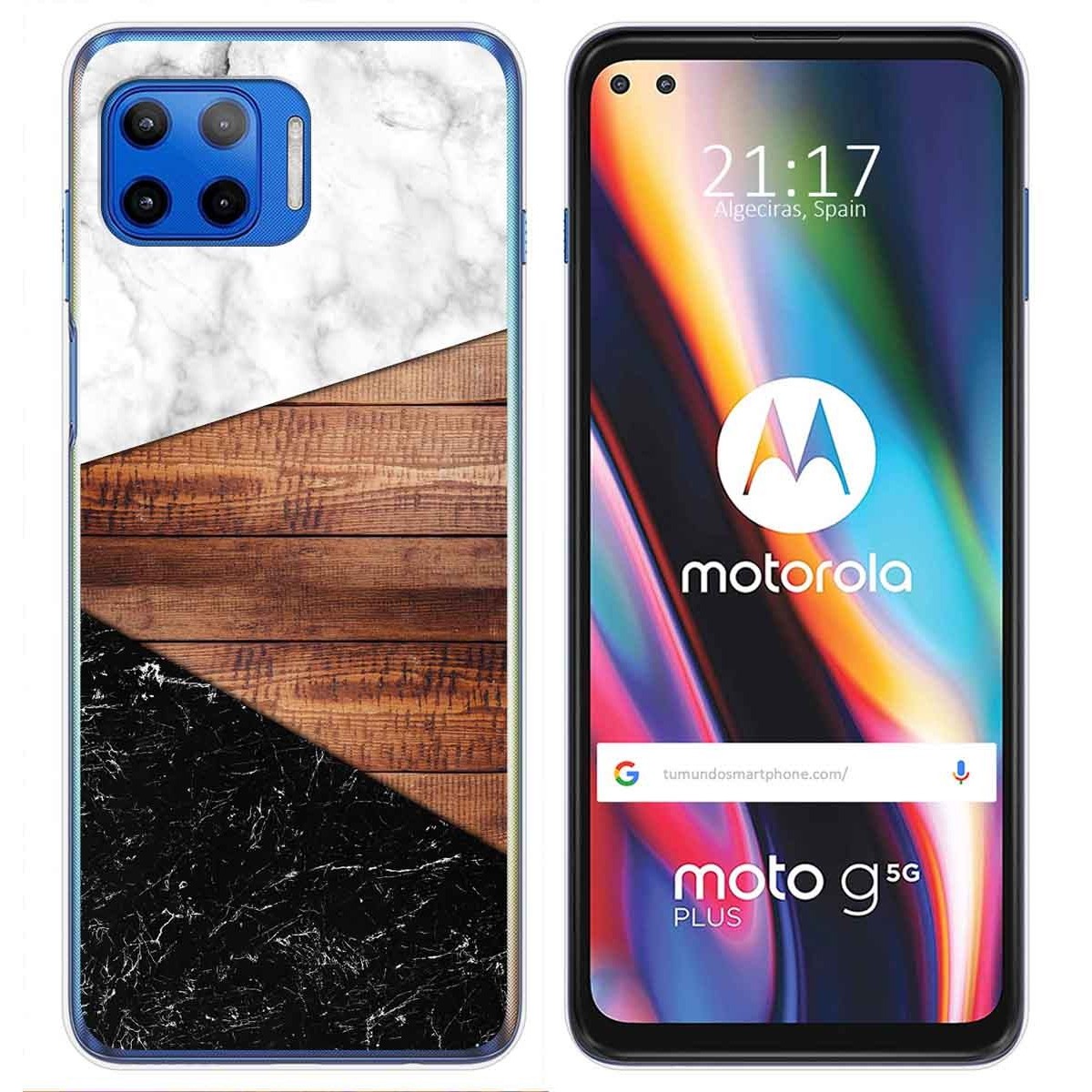Funda Gel Tpu para Motorola Moto G 5G Plus diseño Mármol 11 Dibujos