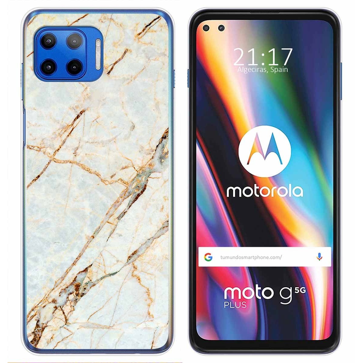 Funda Gel Tpu para Motorola Moto G 5G Plus diseño Mármol 13 Dibujos