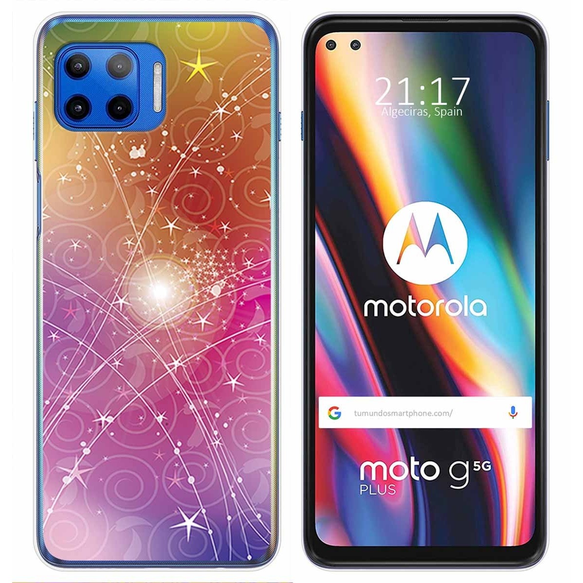 Funda Gel Tpu para Motorola Moto G 5G Plus diseño Abstracto Dibujos