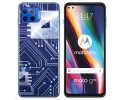 Funda Gel Tpu para Motorola Moto G 5G Plus diseño Circuito Dibujos